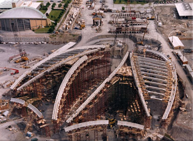 Le Vélodrome - Avant le Décintrement